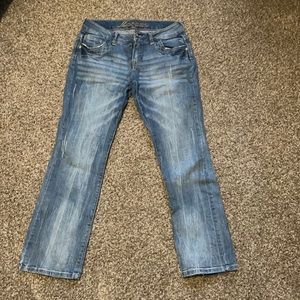 Distressed jeans size 7/8P